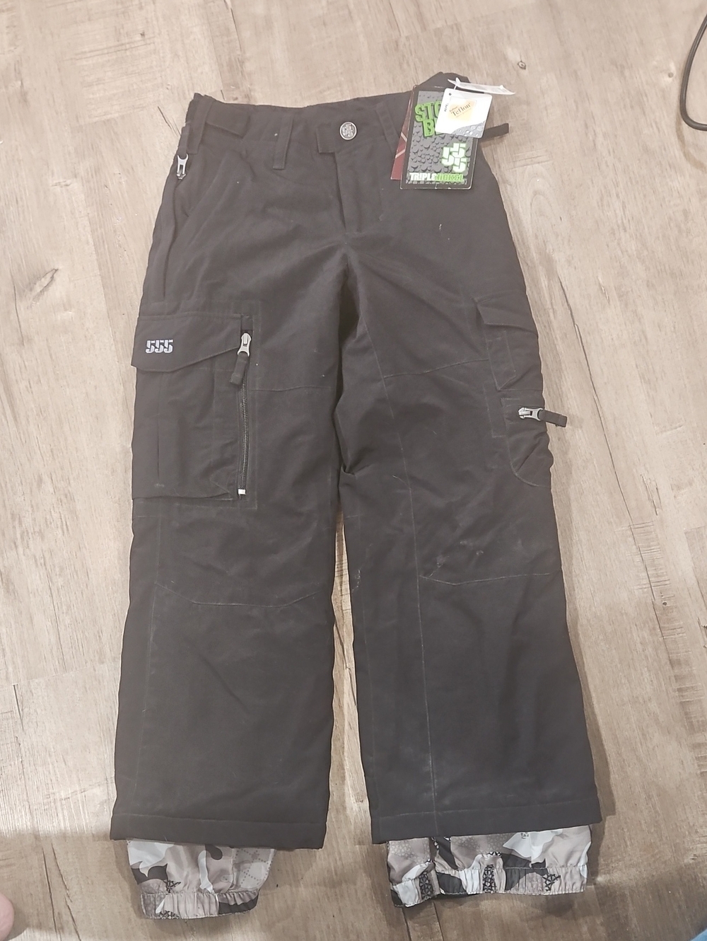 Kids Black Cargo Snow Joggers. New With Tags. Get ready for winter!! Bin 23